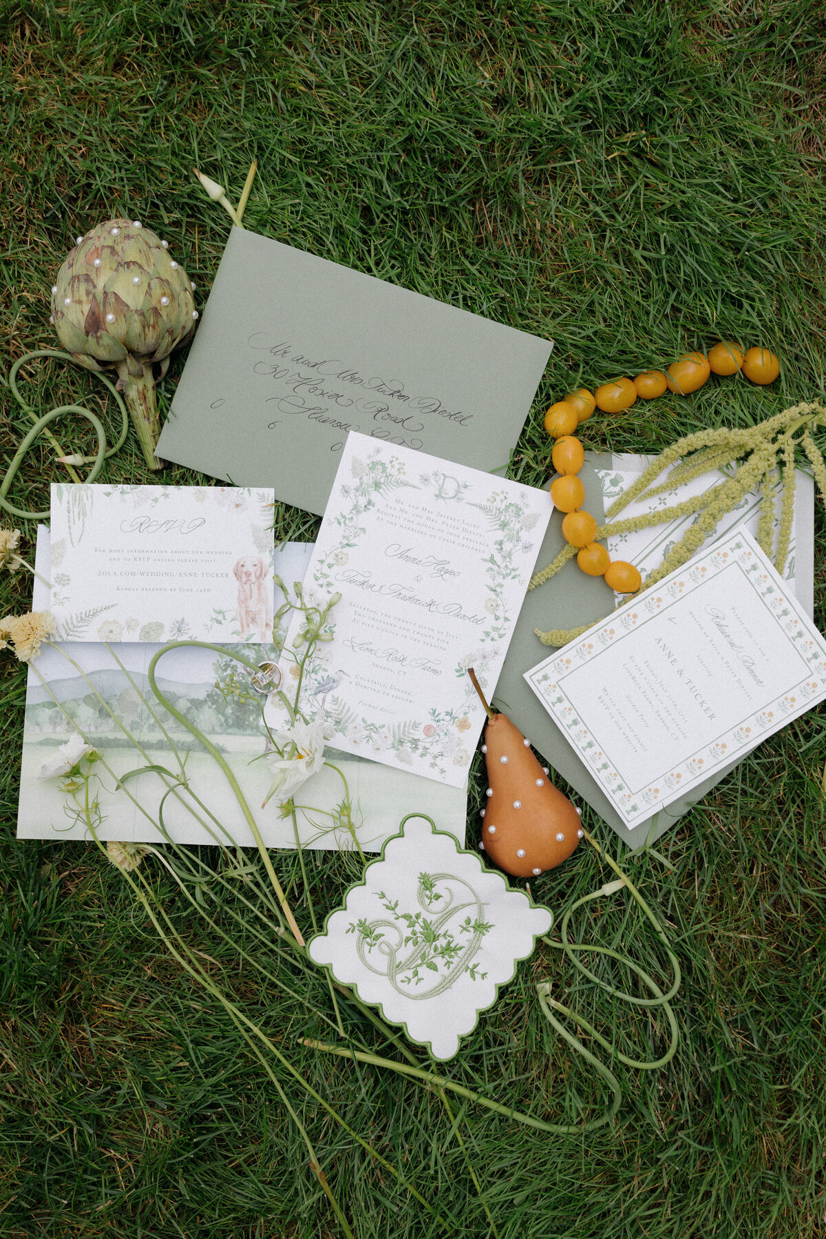 Editorial wedding photography capturing the bride's preparation moments with cinematic elegance at Lion Rock Farm. This fashion forward bridal portrait demonstrates Lauren Alatriste's signature approach to luxury wedding photography, where magazine-worthy composition meets genuine wedding day emotion in Connecticut's most elegant destination venue.
