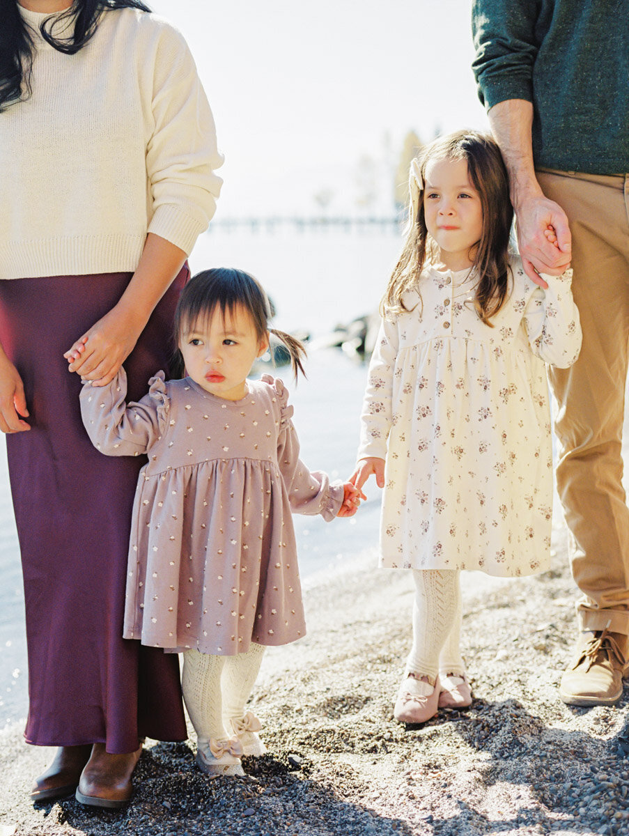 Family photo session in Lake Tahoe