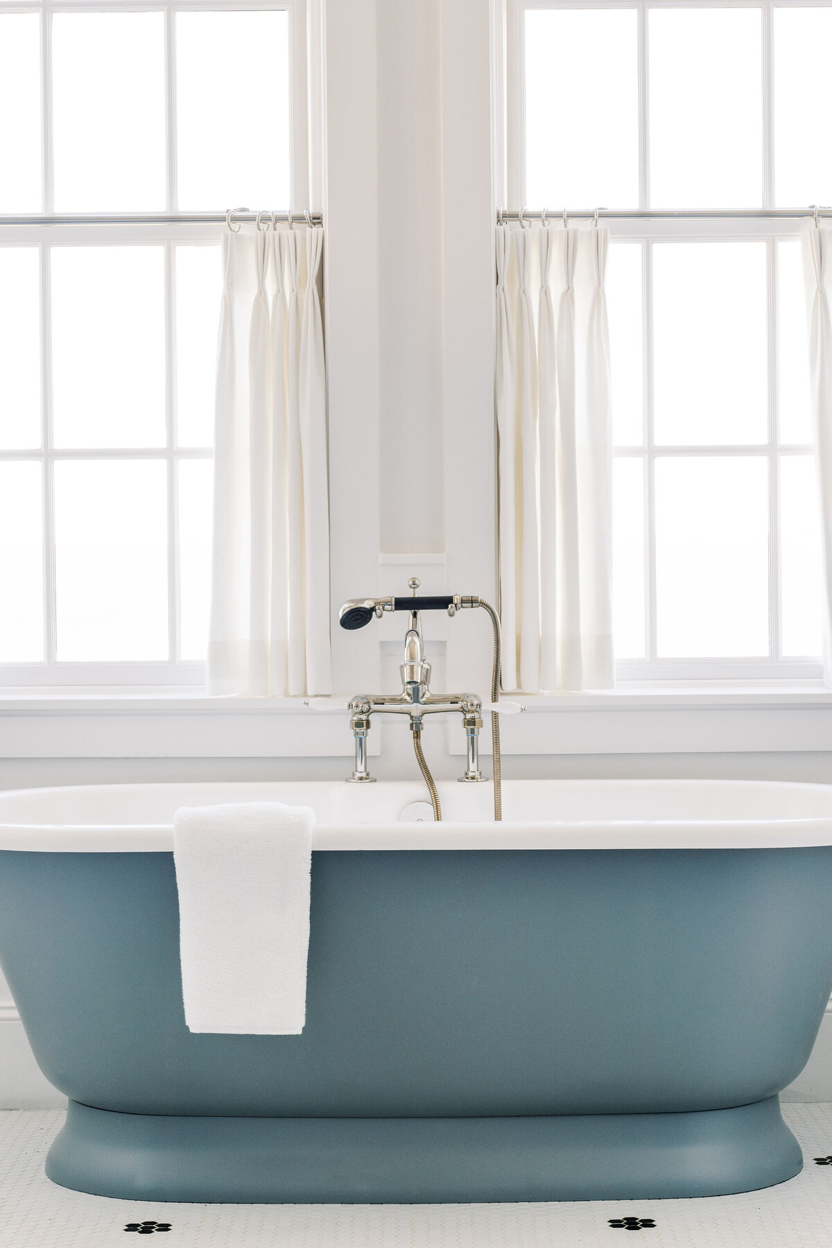 oyster creek studios galveston beach remodel blue bathtub
