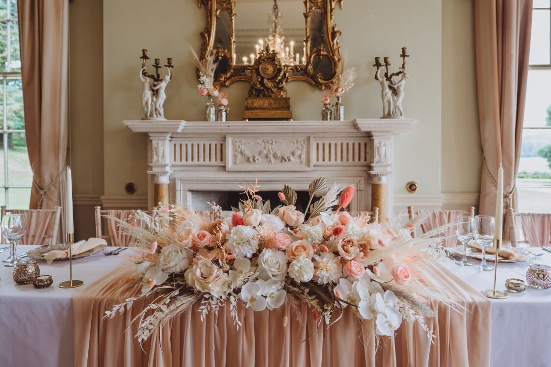 Boho luxe wedding Prestwold Hall sm (42)