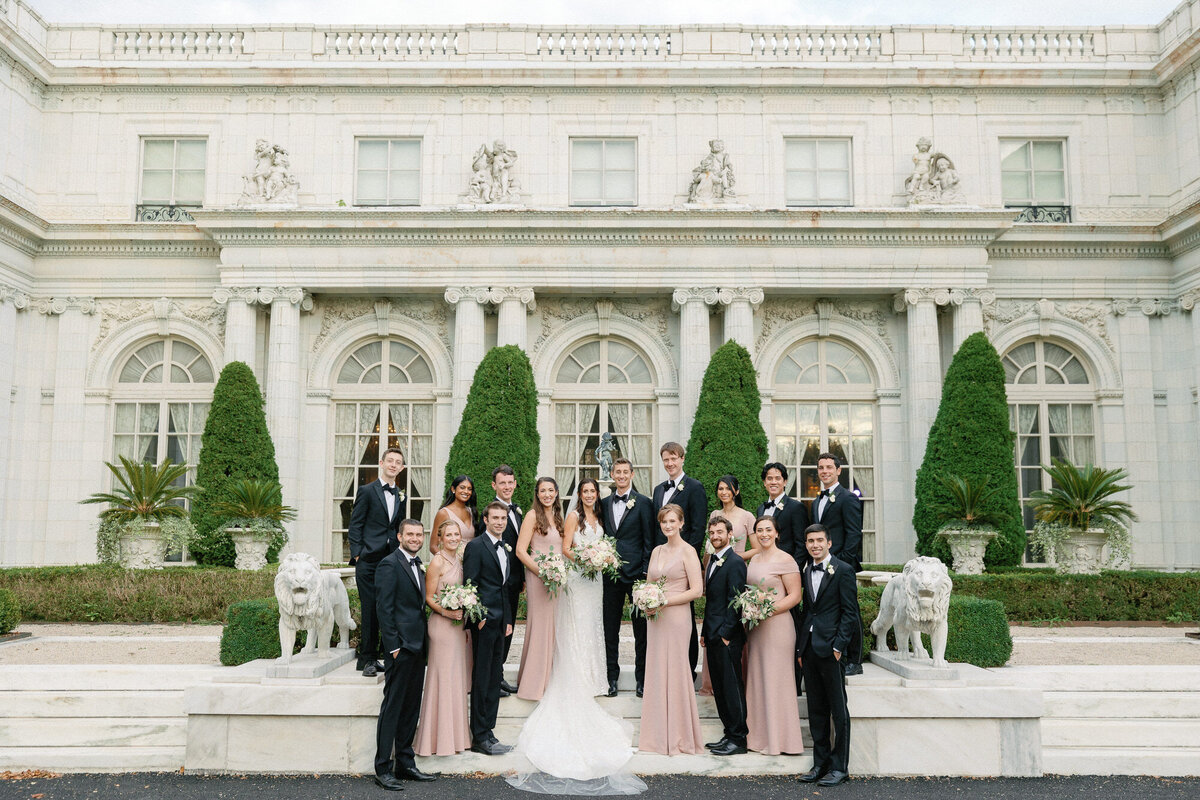 Rosecliff Mansion Newport RI Wedding Photos-Halie Child Photography-180