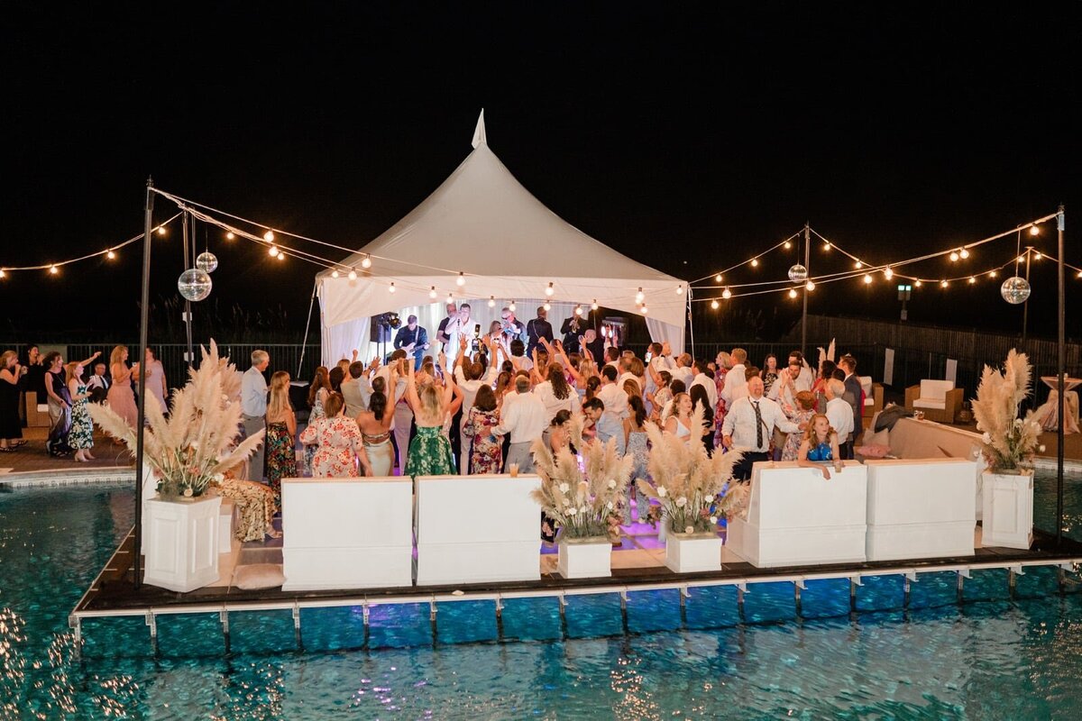 The Isles Beach Club Wedding | Blue Satin Bee 50