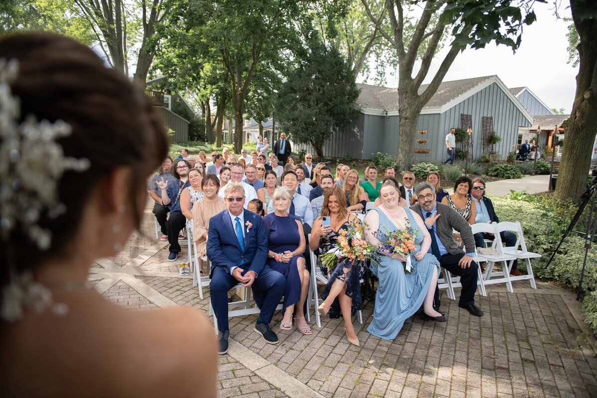 Luxury wedding invitations with calligraphy