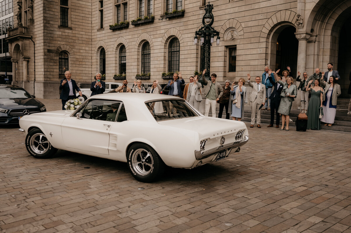 Pure Liefde Fotografie - Jeffrey & Manon - Feliciteren + wegrijden-58