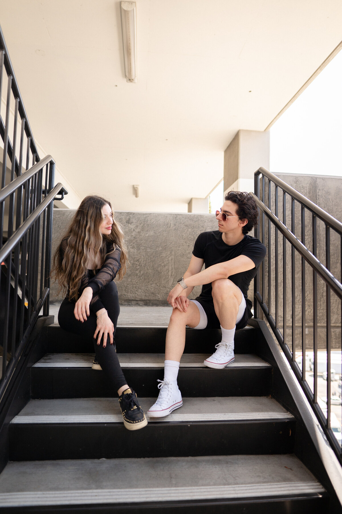 DTLA Los Angeles Couple Photoshoot