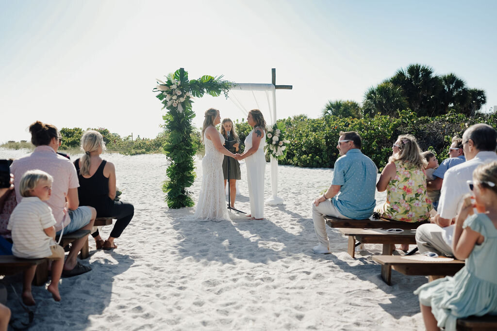 11 - Postcard Inn LGBTQ Destination Beach Wedding Ceremony - Tampa Bay Wedding Planner