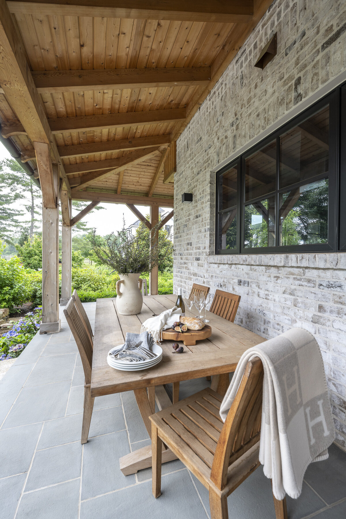 RDA Building Contractors New Jersey Wood and Stone Patio Design