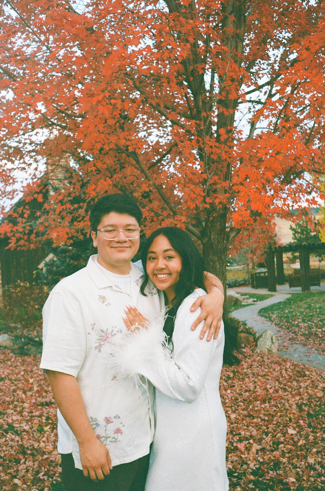 Engagement session in Denver with natural, candid moments