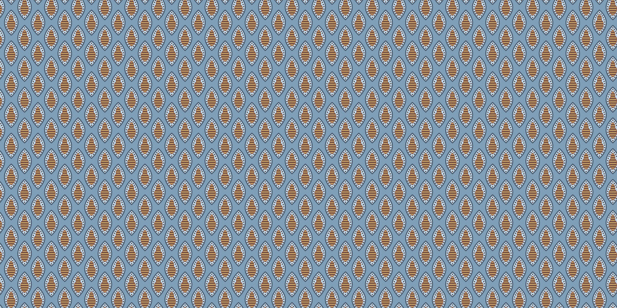 Jali surface pattern by Green Acre Designs for Phoebe Fabrics Indian Summer