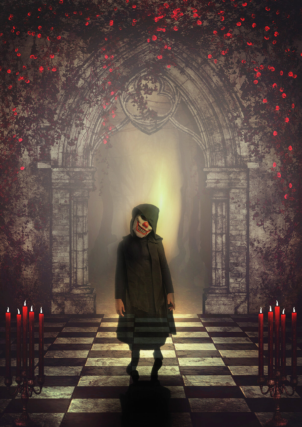 Alex in a gothic room.1psd