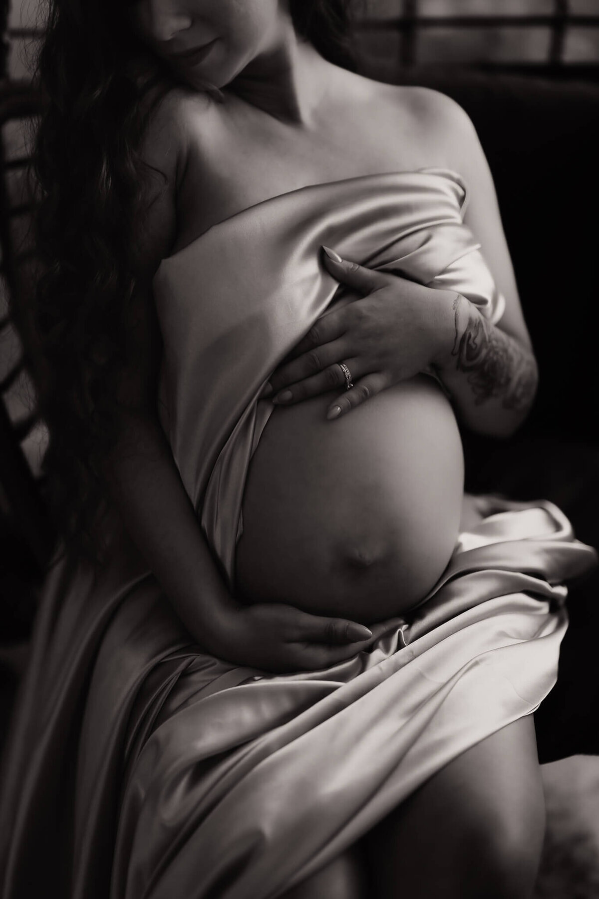 Glowy and sexy maternity boudoir portrait highlighting natural light and radiant beauty in Whatcom County

Intimate maternity boudoir session with soft glowing light, celebrating motherhood and confidence

Radiant and sensual maternity boudoir photo capturing the glow of pregnancy in Bellingham studio

Warm and empowering maternity boudoir portrait with delicate lace and soft lighting in Whatcom County

Elegant maternity boudoir image emphasizing the glow and strength of motherhood in a cozy studio setting

Softly lit, sexy maternity boudoir photograph showcasing natural curves and glowing skin in Bellingham

Beautifully glowing maternity boudoir session focused on celebrating pregnancy with confidence and sensuality