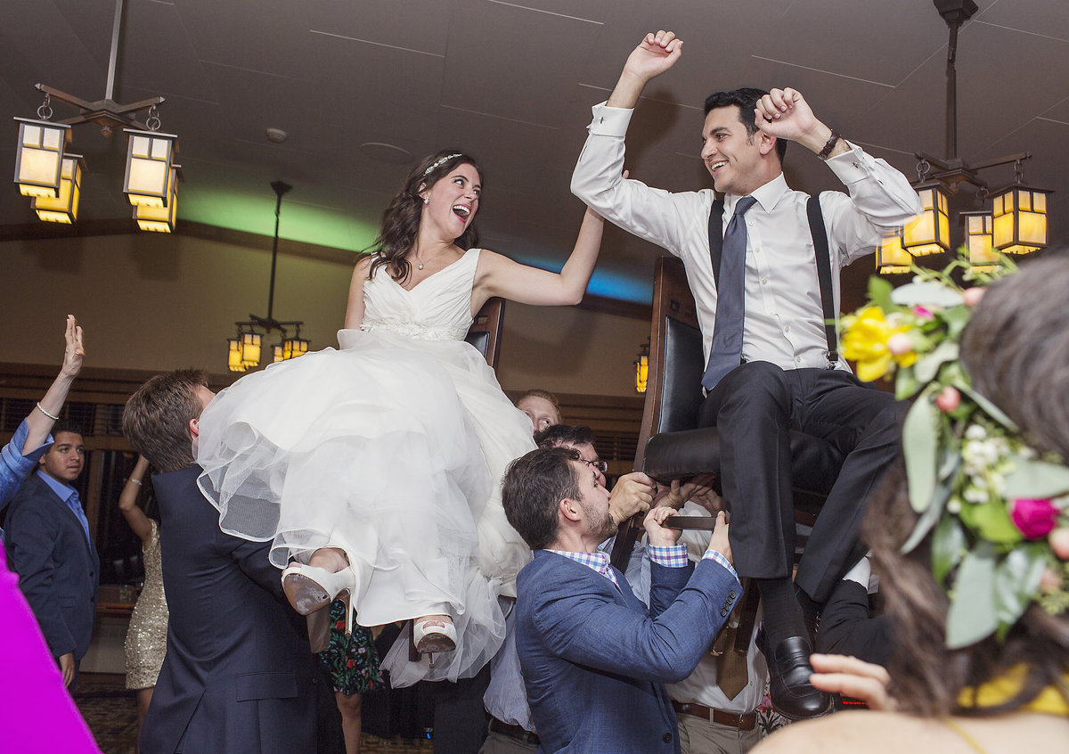 bride and groom  chair dance Milwaukee Wisconsin wedding  photographer