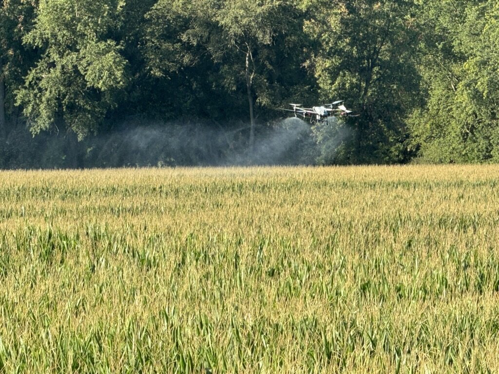Ag drone operations with Raven 6 Rising
