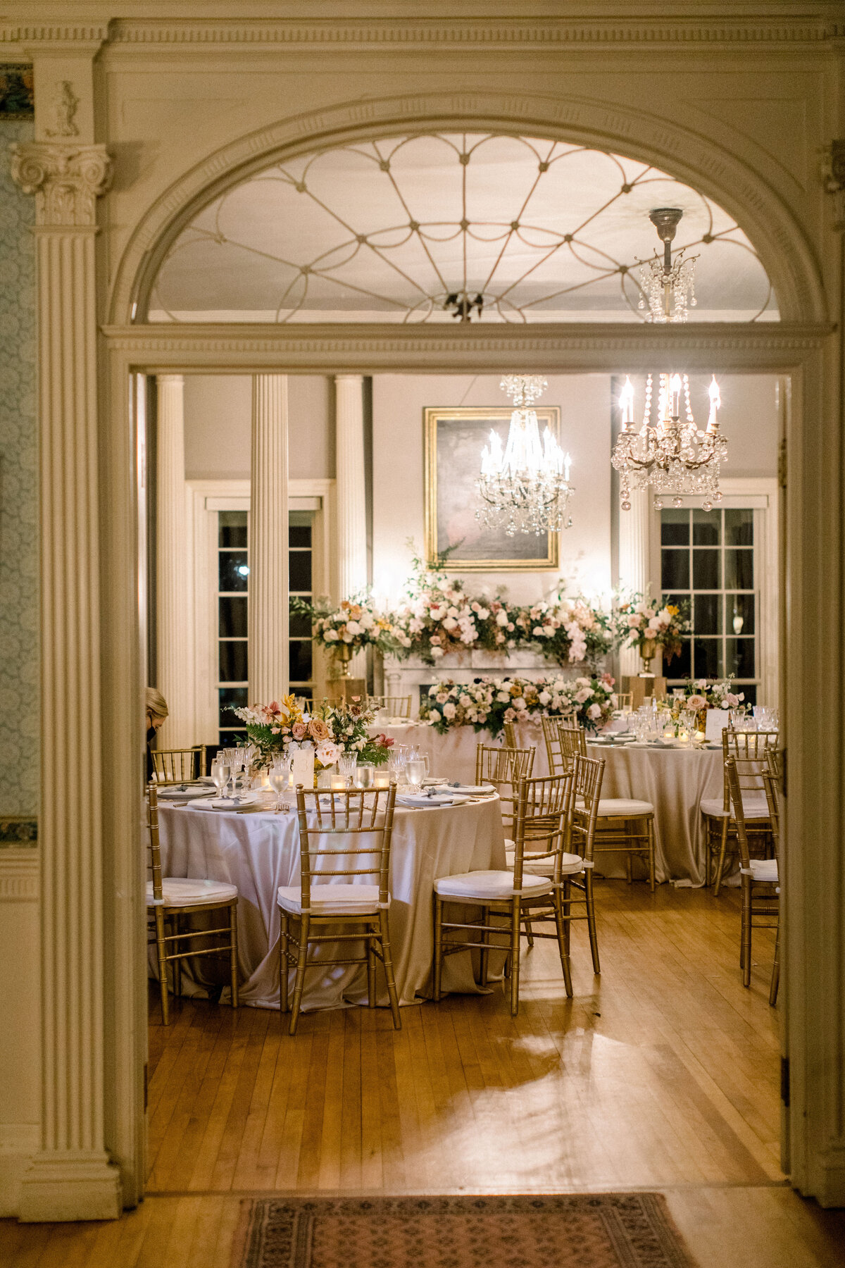 wedding reception at the Lyman Estate in Waltham Massachusetts.
