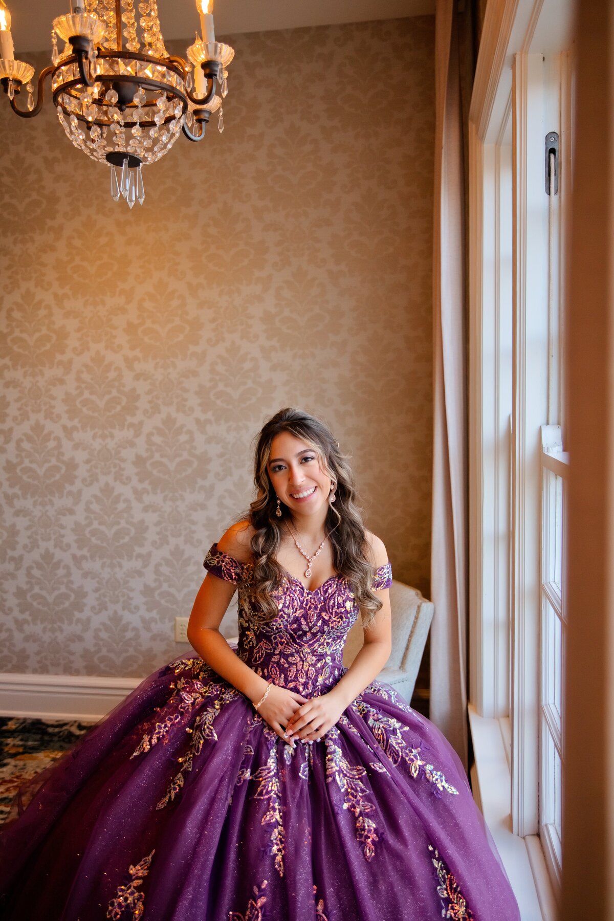 Alexandras Quinceanera Saint Patricks Church Wadsworth IL Stella Hotel Kenosha  WI 8.10.21189