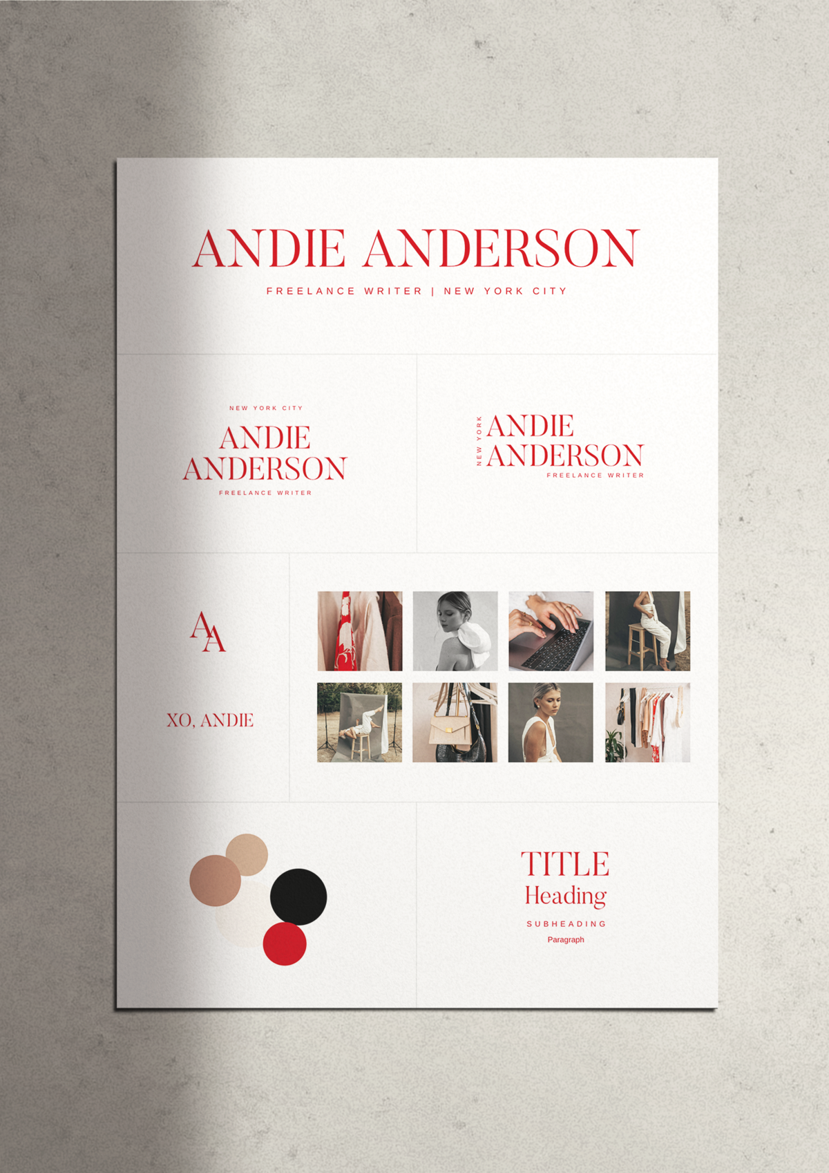 Andie Anderson Branding Suite