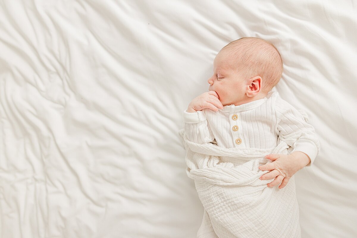 Needham Massachusetts Newborn Photo session with Sara Sniderman Photography