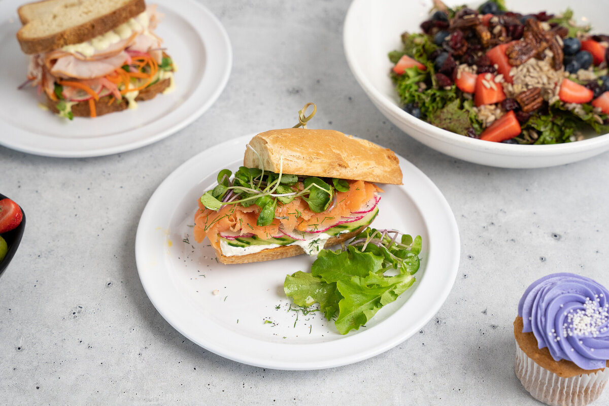 Sandwiches and salads at Mason Dixon Bakery & Bistro
