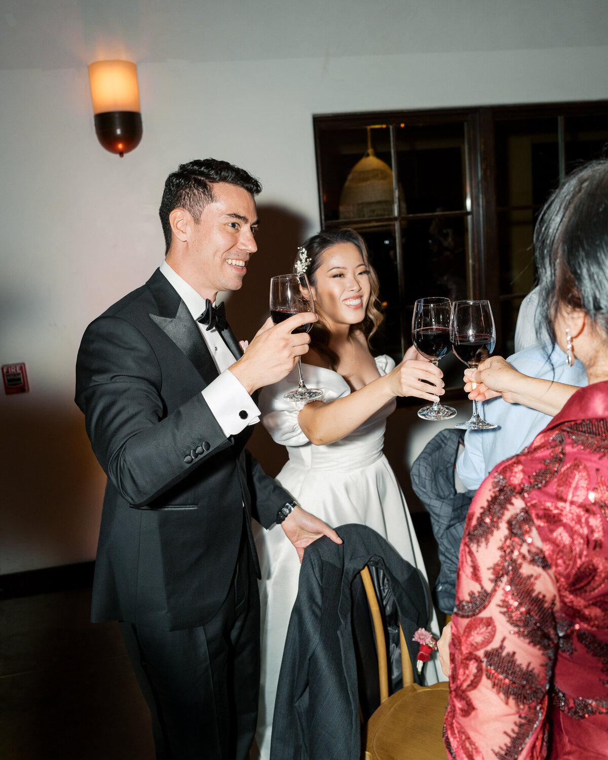 Table greetings at wedding