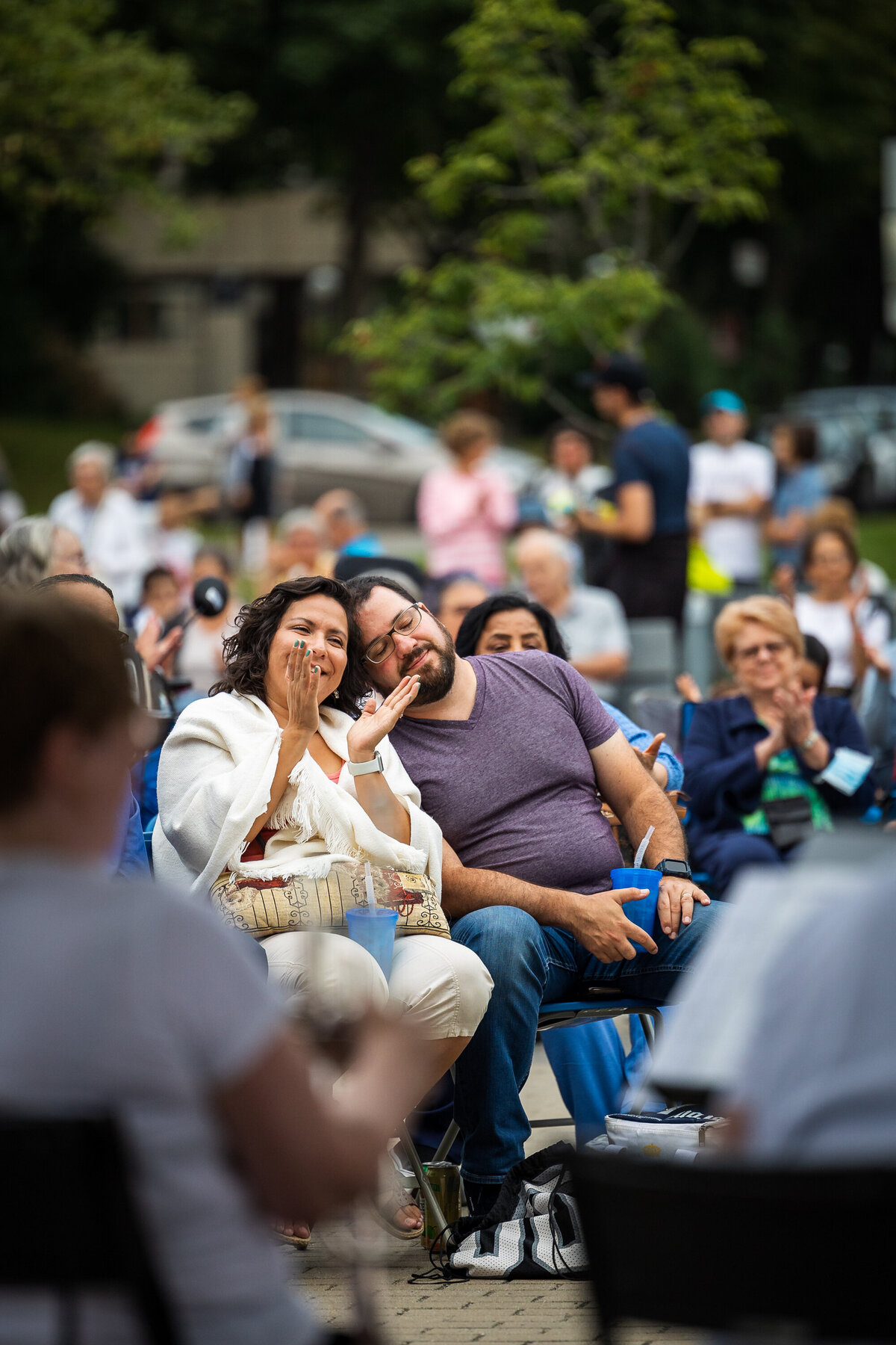 Public des quartiers d'été de l'OSM