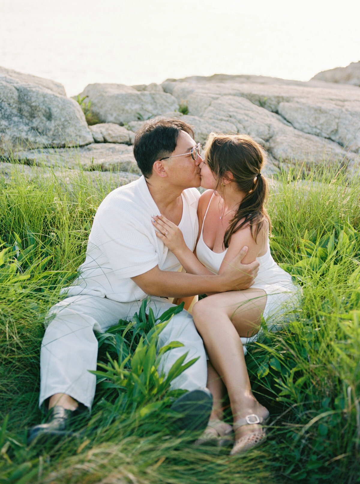 Lizzie Baker Photography _ Gracie & Hoon _ Newport Engagement Session _ Rhode Island Wedding Photographer _ New England Wedding Photographer _ Castle Hill Inn Wedding-64