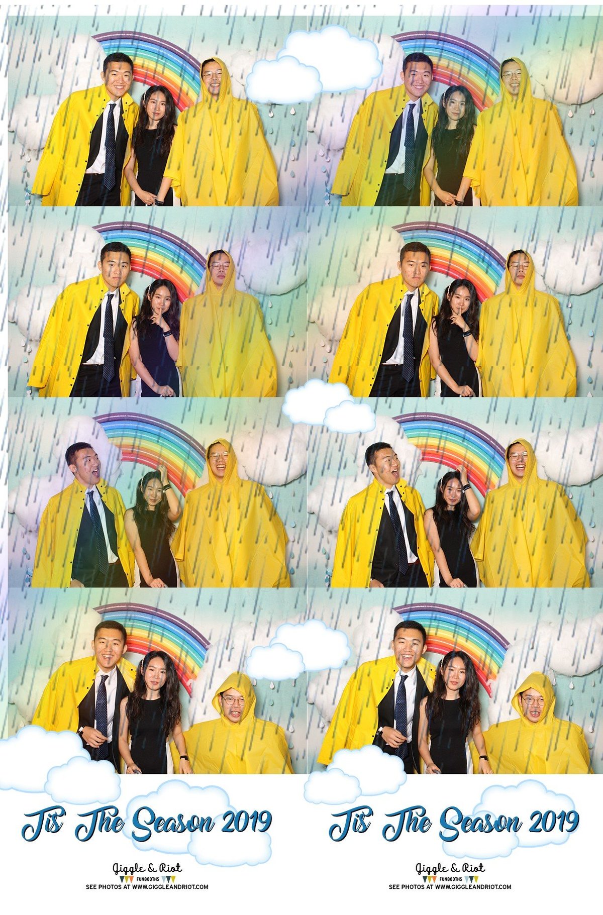 spring ponchos photo booth