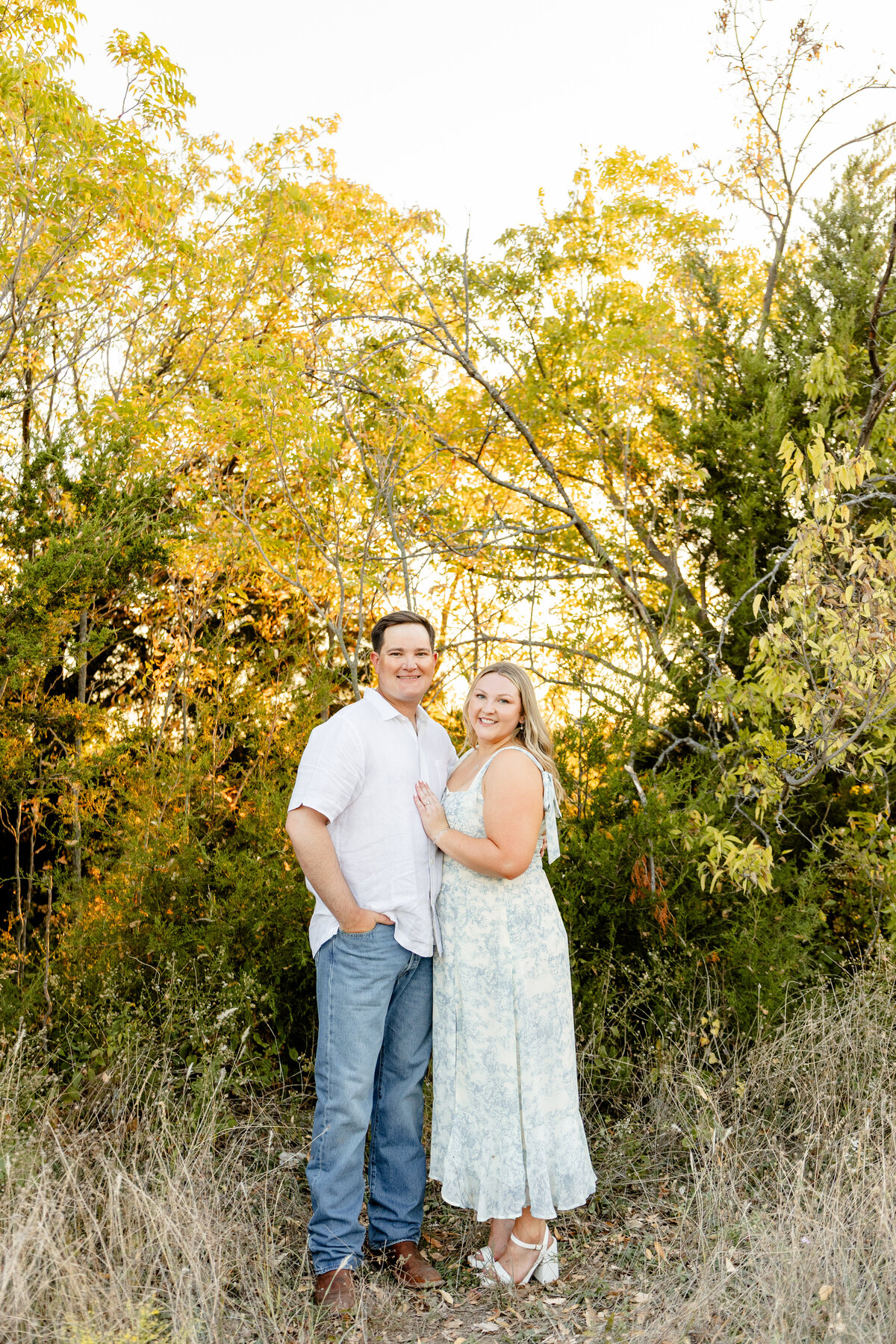 Arbor Hills Nature Preserve Plano Engagement Photos