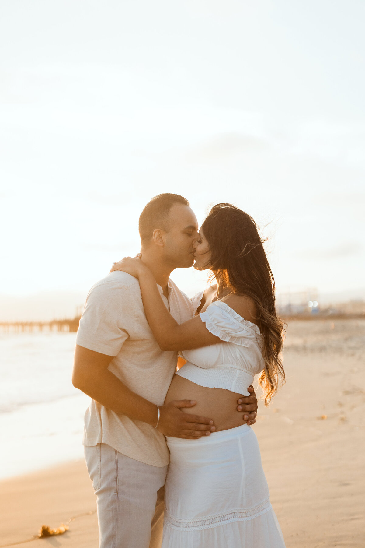Santa Monica Beach Maternity Photography 50
