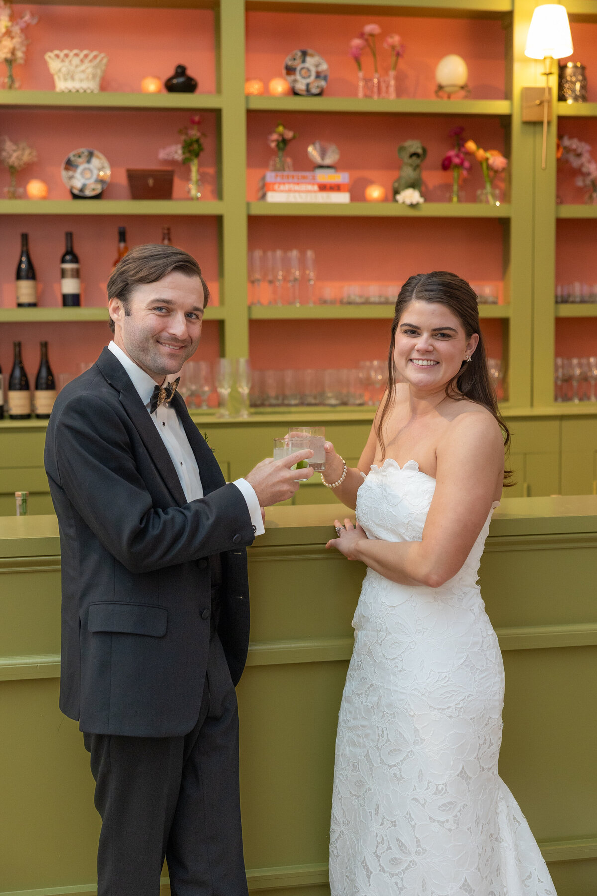 Custom Bar at Piedmont Driving Club Wedding
