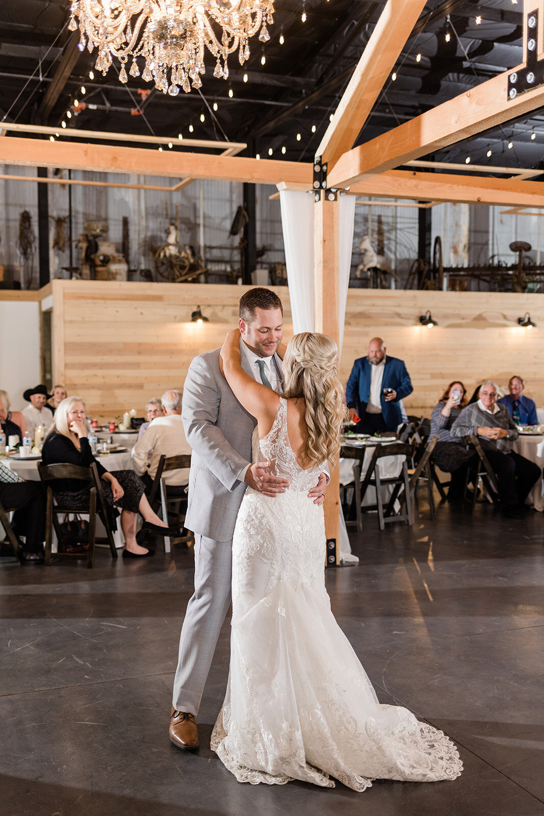 indoor wedding reception woodinville at Liljebeck farms venue