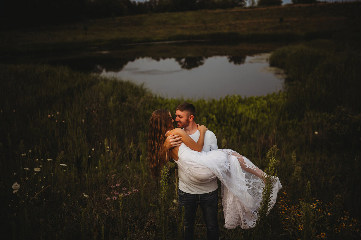 romantic field engagement session