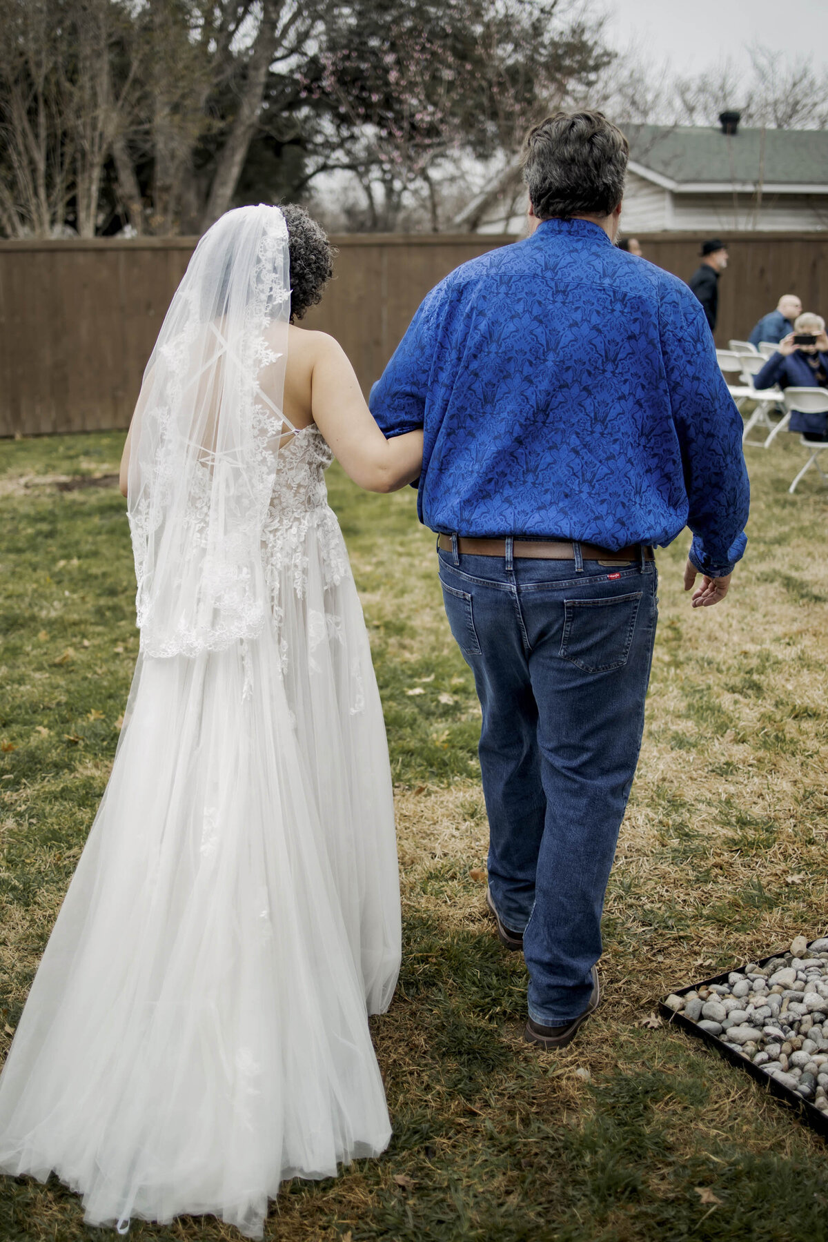 a backyard wedding in dallas texas