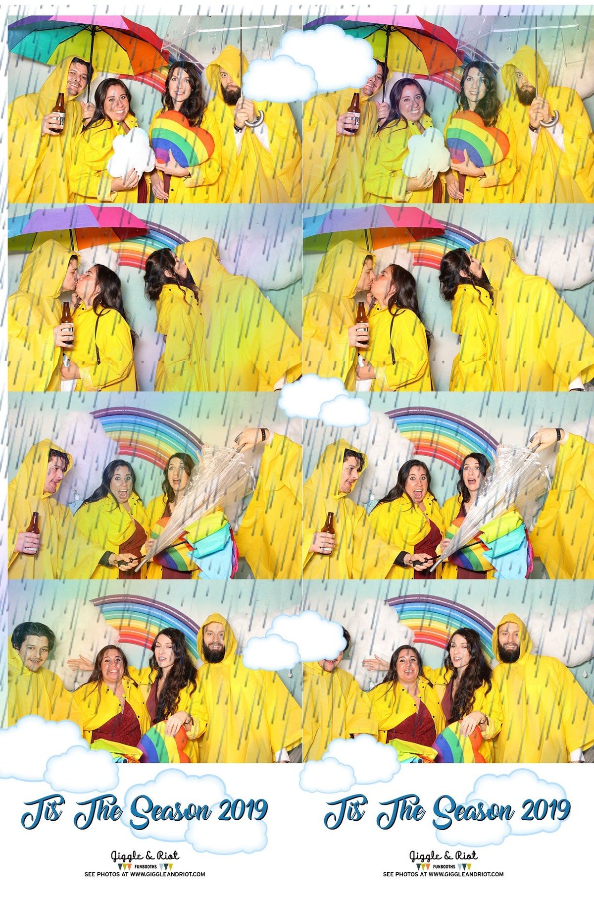 yellow rainy spring overlay