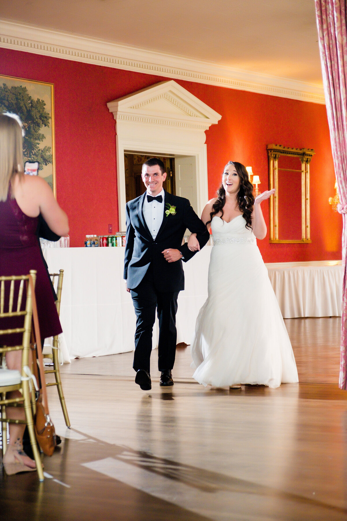 wedding introductions Allegheny Country Club in Sewickley