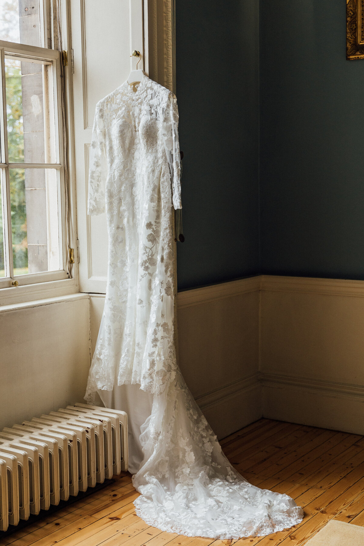 Bridal dress at Royal College of Physicians Edinburgh