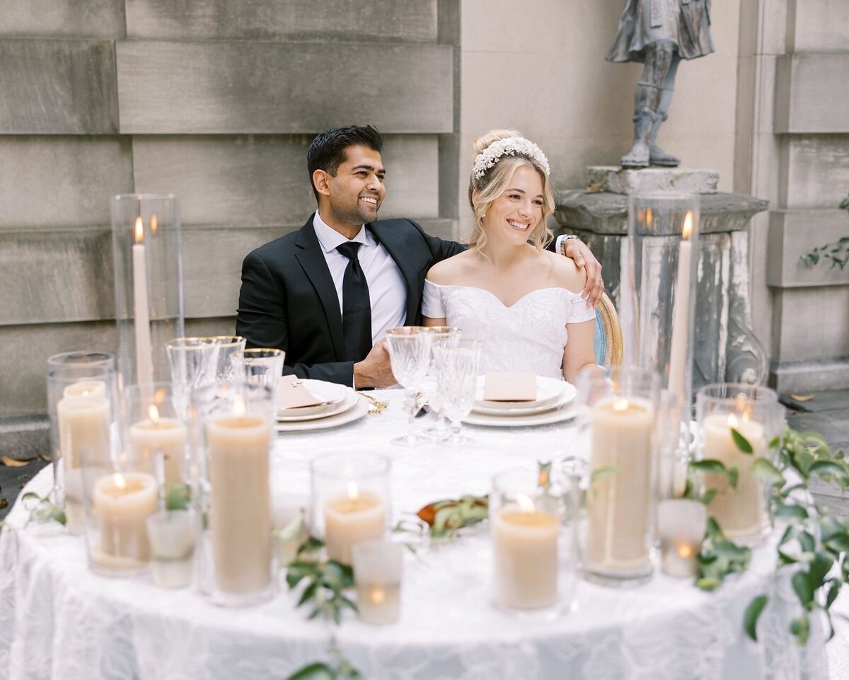 Larz Anderson House Wedding dinner