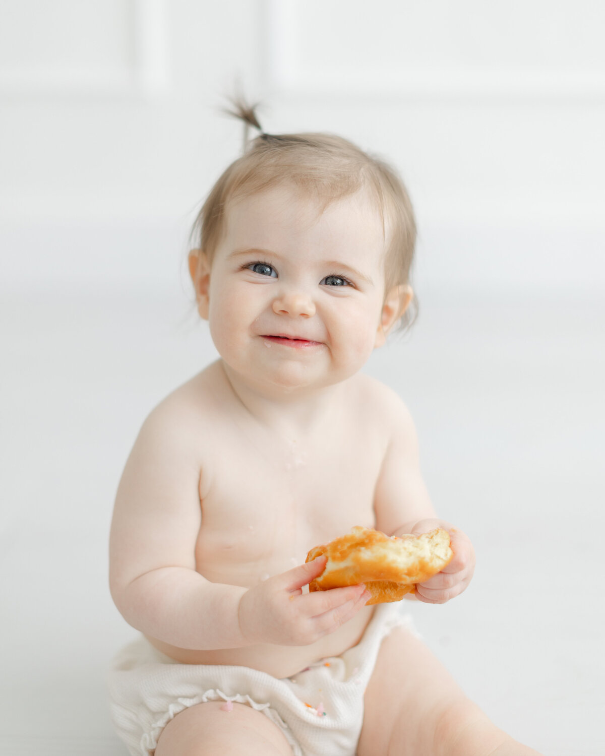 12 month baby milestone portrait session at Philadelphia photography studio - 19