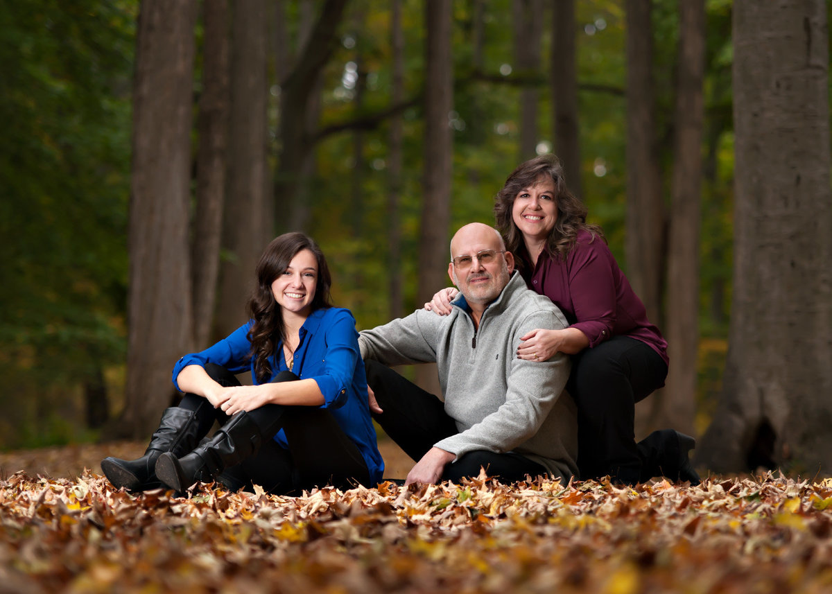 fall family portraits in Michigan by lansing photographer