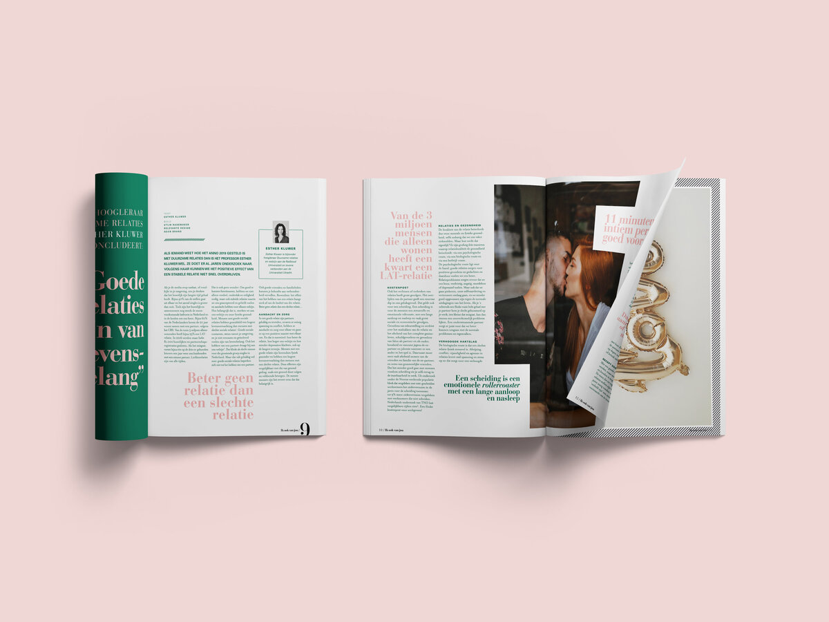 Magazine Ik ook van jou ontwikkelt voor EFT in opdracht van Mediawater. Begeleiding, productie, redactie en ontwerp magazine door Bladkamer.