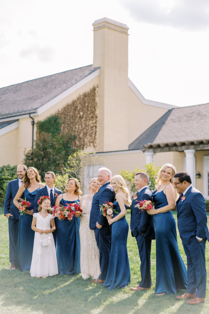 Summer bridal party photos
