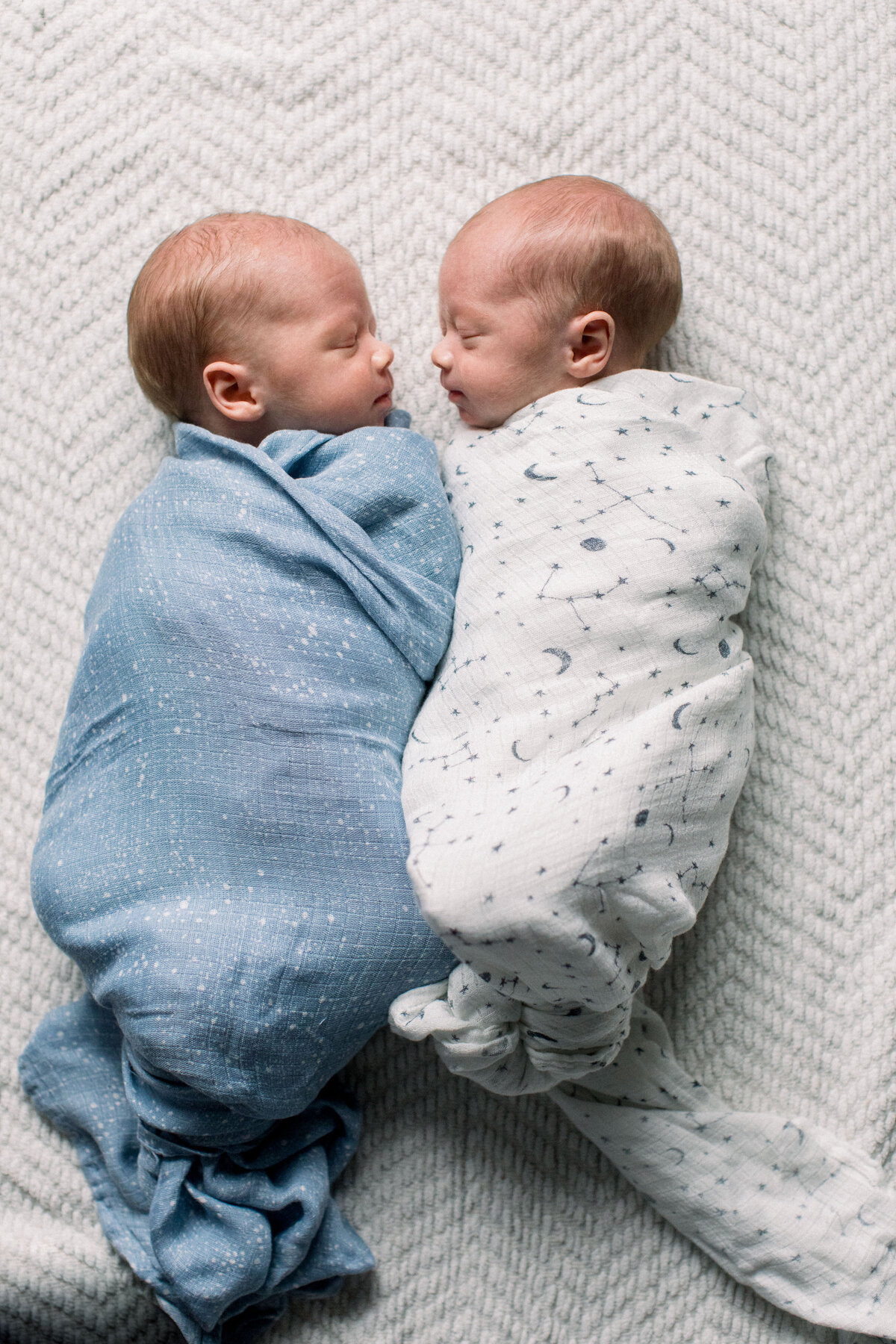 two newborn babies by family photographer in new hampshire