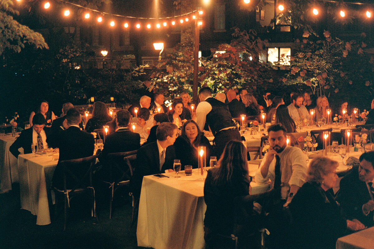 Cocktail hour at Glen Foerd Estate in Philadelphia, PA
