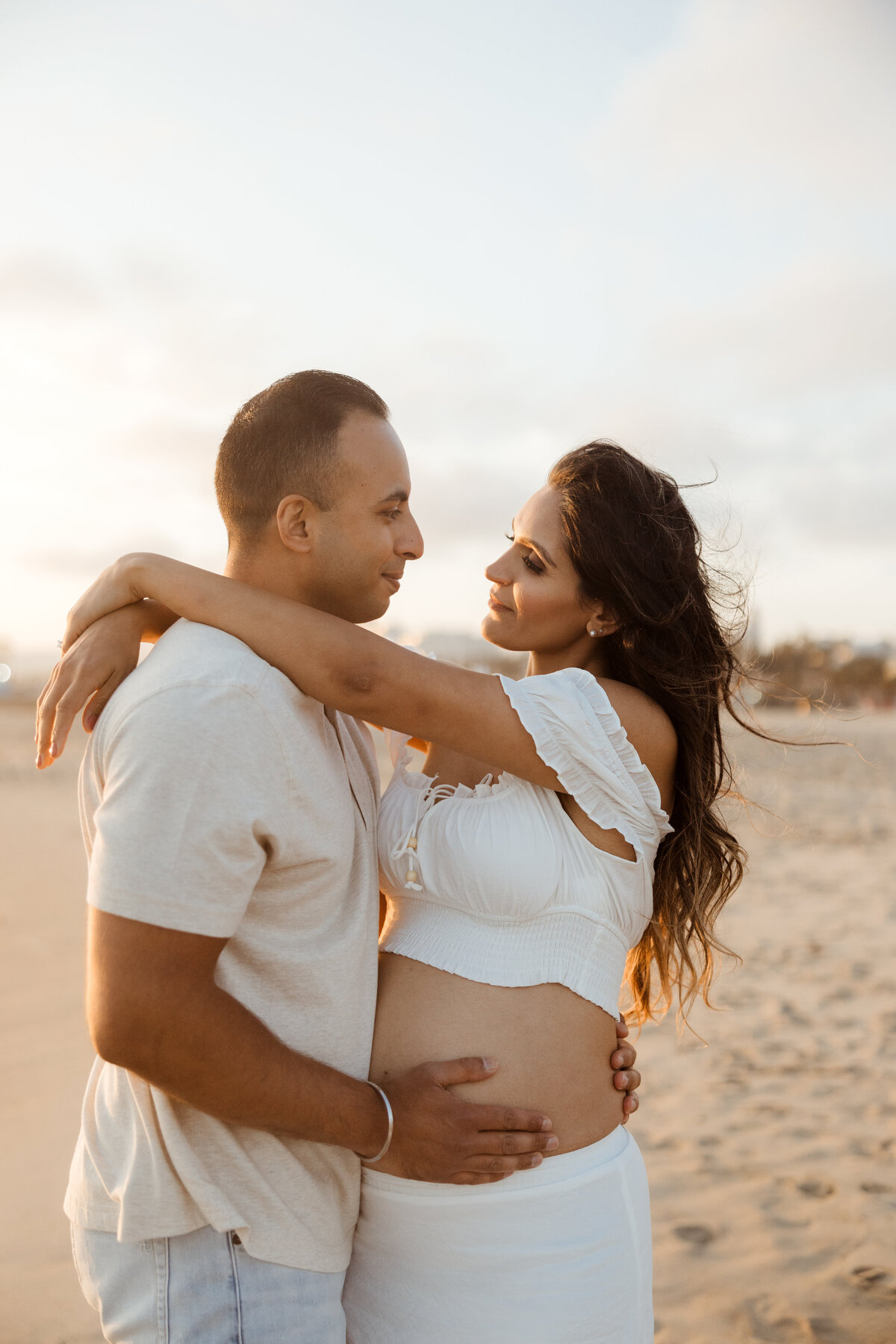 Santa Monica Beach Maternity Photography 52