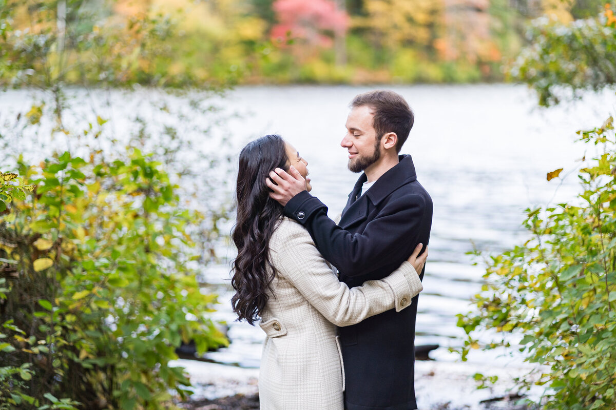 Eternal Love: A beautiful moment captured by Danielle Littles Photography in enchanting engagement photos, showcasing the genuine connection and joy of the happy couple.