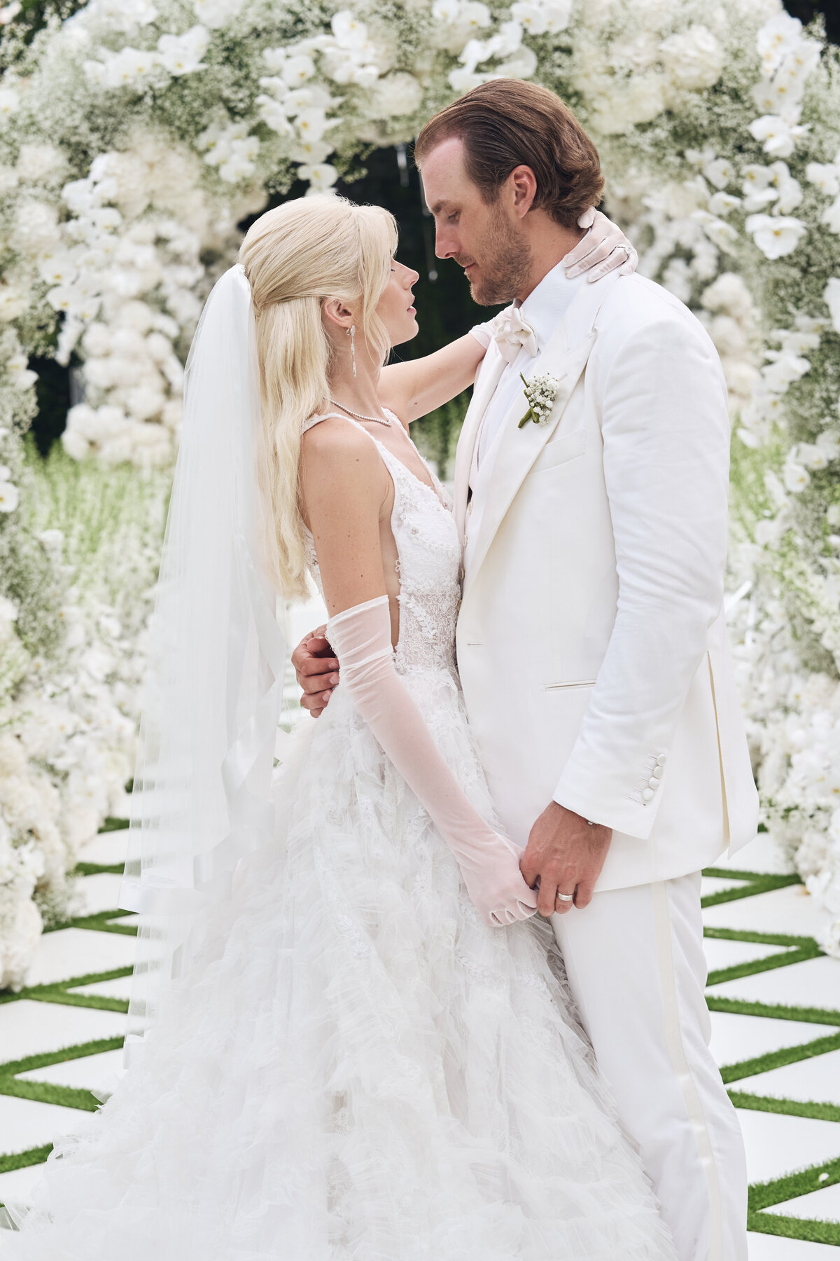 Ryan Pulock with wife Danielle