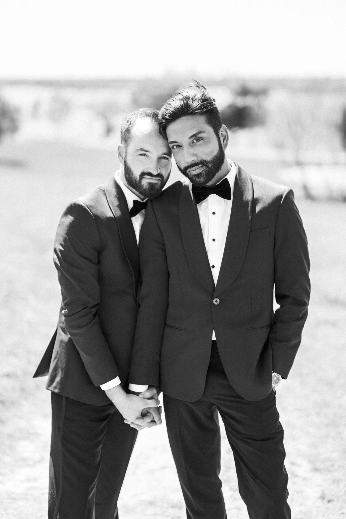 black-and-white-grooms