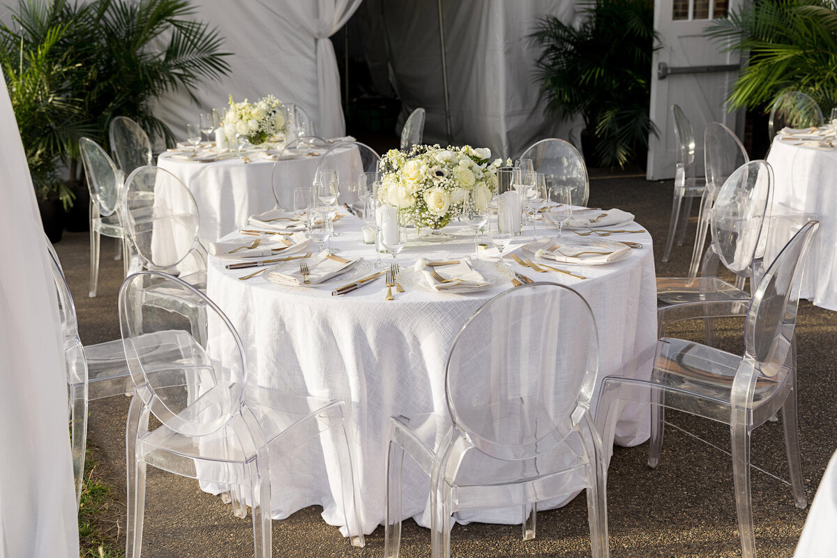 wedding reception design at pump house in pittsburgh