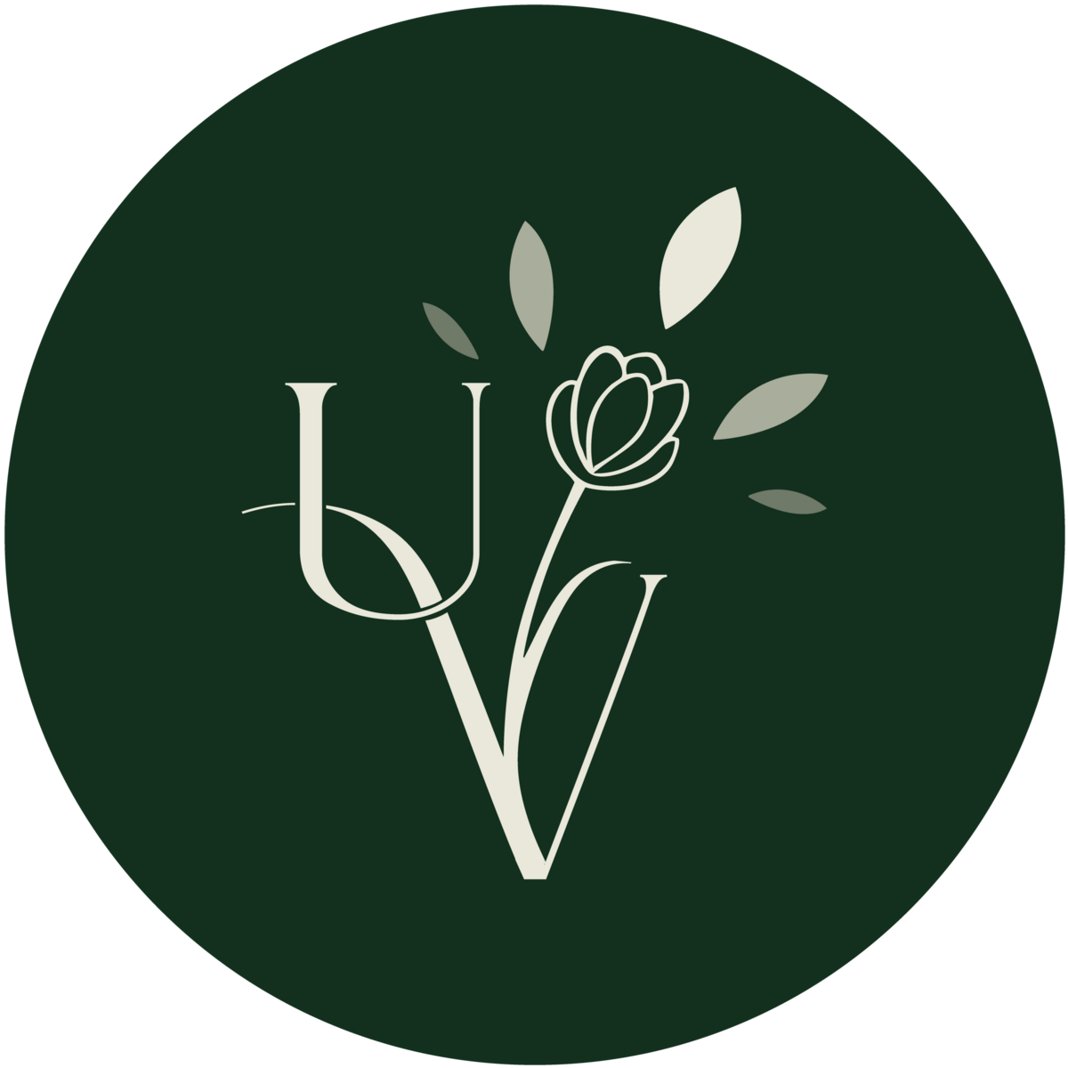 Logos-Icône-Rond_Typo-Blanc-cassé-(fond-vert)-dégradé