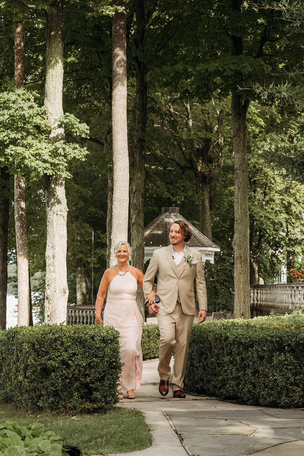 Red Pine Point Indian River Michigan Intimate Wedding Ceremony K. E. Rogers Photography-38
