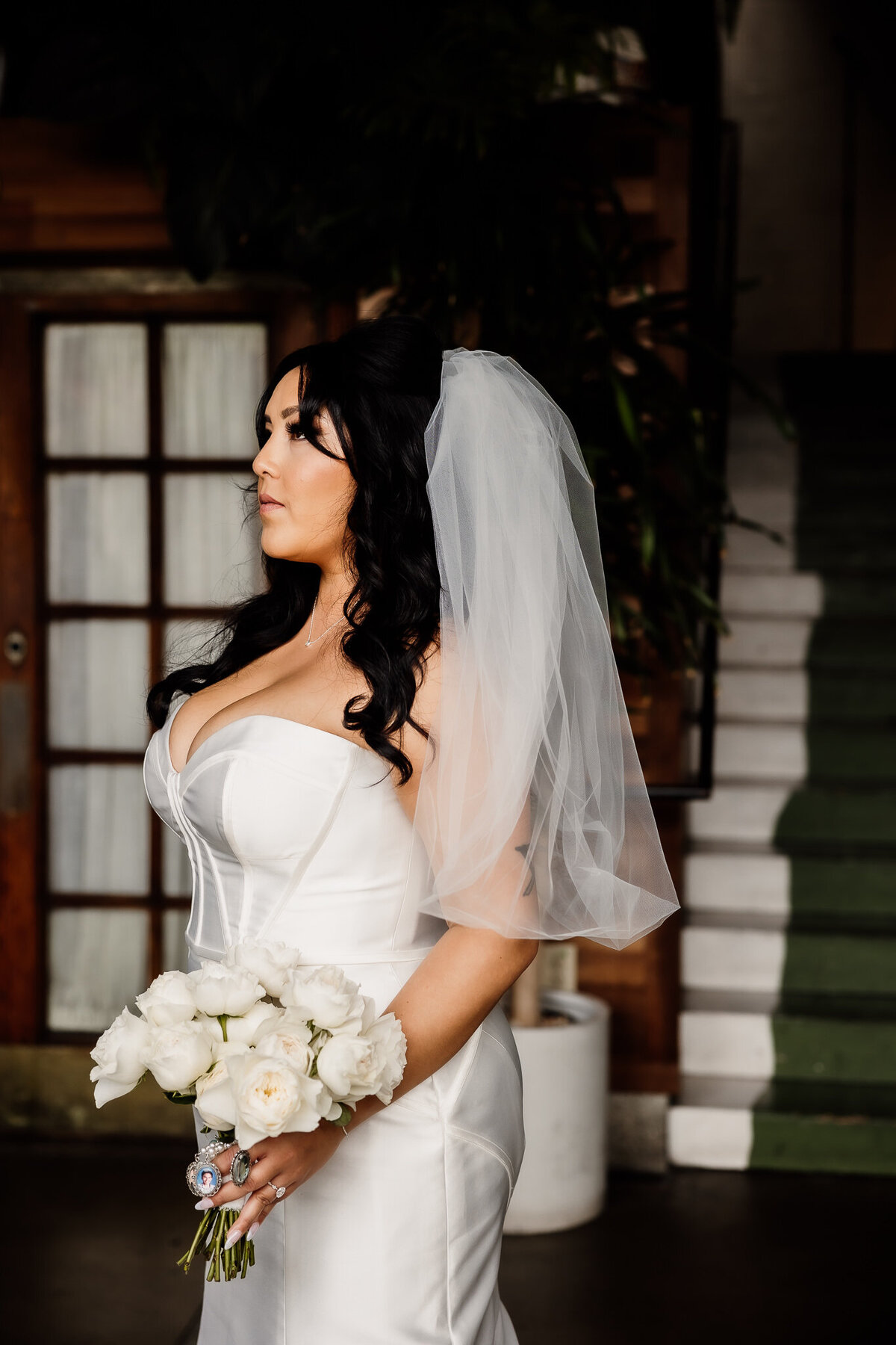 Archer Inspired Photography - Christina and Jake Wedding - Smog Shoppe Los Angeles - First Look and Couple Photos-136